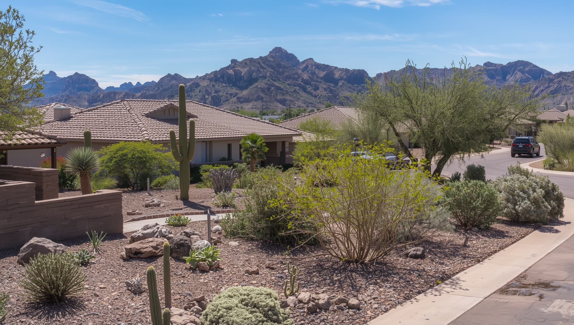 Phoenix water conservation landscape
